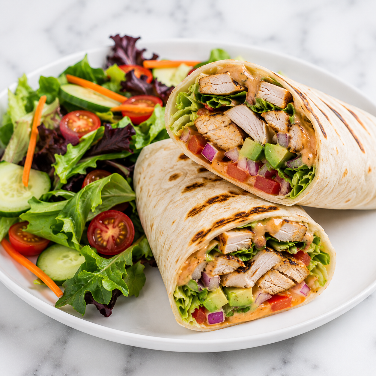 Spicy Chicken Wrap